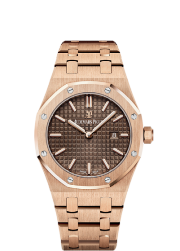 Audemars Piguet Royal Oak 67650OR.OO.1261OR.01 Brown 33.00 mm Quartz