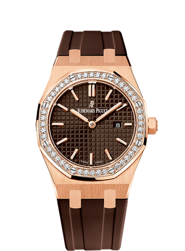 Audemars Piguet Royal Oak 67651OR.ZZ.D080CA.01 Brown 33.00 mm Quartz