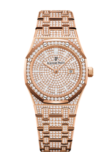 Audemars Piguet Royal Oak 67652OR.ZZ.1265OR.01 Paved 33.00 mm Quartz
