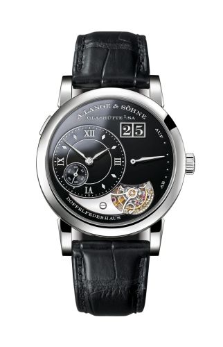 A. Lange & Sohne Lange 1 704.048 Black 38.50 mm Handwound