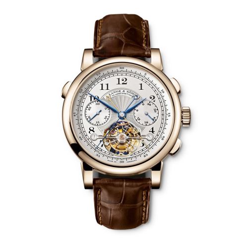 A. Lange & Sohne Tourbillon 712.050 Silver 41.20 mm Handwound