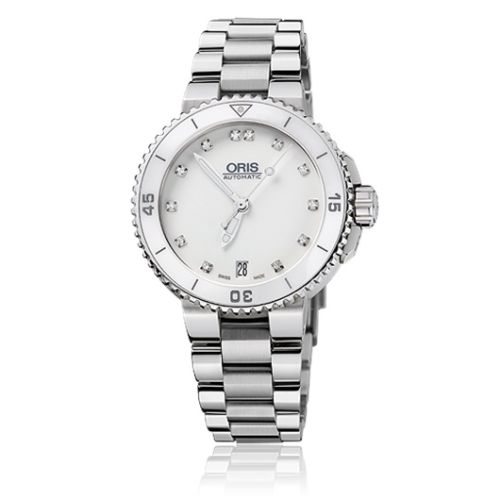 Oris Aquis 01 733 7652 4191-07 8 18 01P White 36.00 mm Automatic