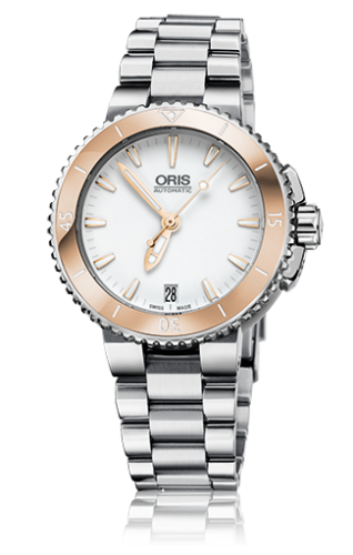 Oris Aquis 01 733 7652 4356-07 8 18 01P White 36.00 mm Automatic