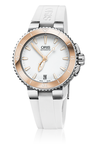 Oris Aquis 01 733 7652 4356-07 4 18 31 White 36.00 mm Automatic