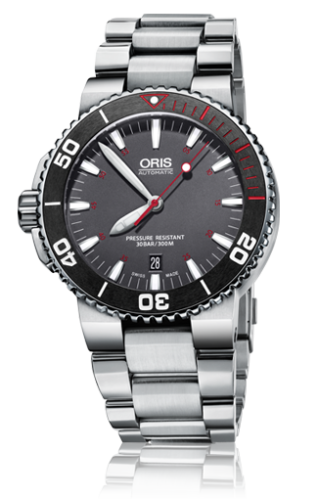 Oris Aquis 733 7653 4183-Set MB Grey 43.00 mm Automatic