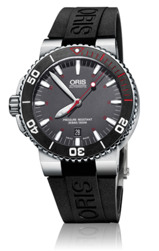 Oris Aquis 01 733 7653 4183-Set RS Grey 43.00 mm Automatic