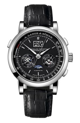 A. Lange & Sohne Saxonia 740.036 Black 41.50 mm Handwound