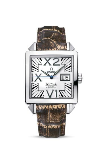 Omega De Ville 7813.30.39 White 35.00 mm Automatic