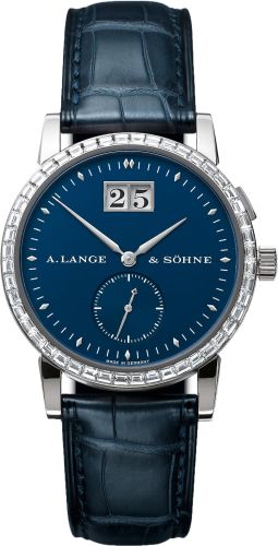 A. Lange & Sohne Saxonia 803.028 Blue 33.90 mm Handwound