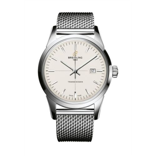 Breitling Transocean A1036012/G721/154A Silver 43.00 mm Automatic