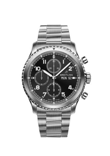 Breitling AVI A1331410 Black 43.00 mm Automatic