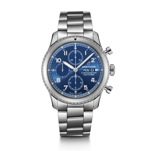 Breitling AVI A13314101C1A1 Blue 43.00 mm Automatic