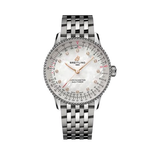 Breitling Navitimer A17327211A1A1 White 36.00 mm Automatic