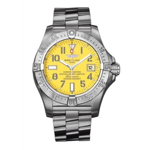 Breitling Avenger A1733010I513147A Yellow 45.40 mm Automatic