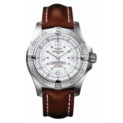 Breitling Superocean A1739010G591 Silver 44.00 mm Automatic