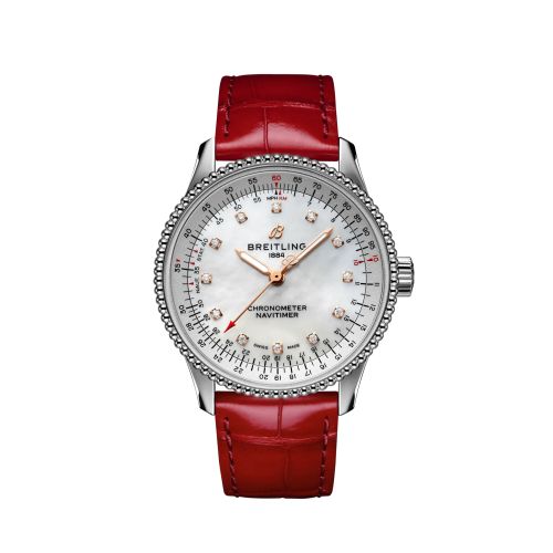Breitling Navitimer A17395211A1P5 White 35.00 mm Automatic