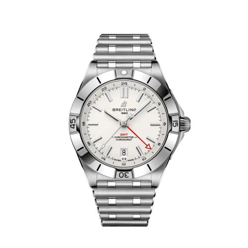 Breitling Chronomat 40 GMT A32398101A1A1 Silver 40.00 mm Automatic