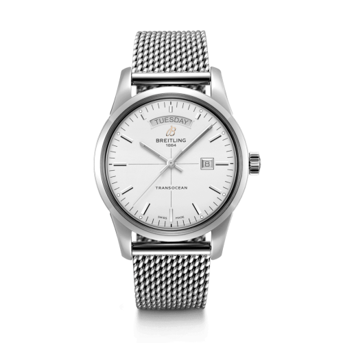 Breitling Transocean A45310121G1A1 Silver 43.00 mm Automatic