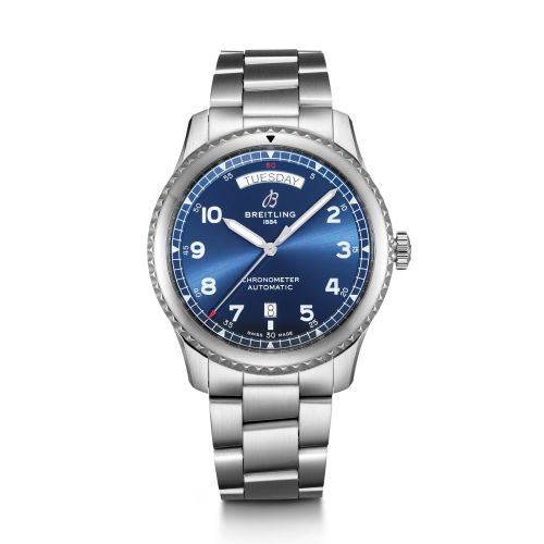 Breitling AVI A45330101C1A1 Blue 41.00 mm Automatic