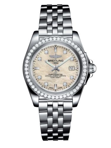 Breitling Galactic A71330531A1A1 White 32.00 mm Quartz