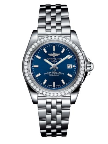 Breitling Galactic A7133053/C951/792A Blue 32.00 mm Quartz