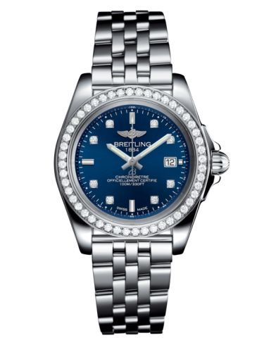 Breitling Galactic A7133053/C966/792A Blue 32.00 mm Quartz