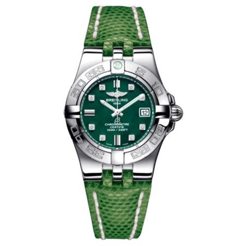 Breitling Galactic A71340L2.L516.166Z Green 30.00 mm Quartz