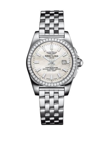 Breitling Galactic A7234853/A784/791A White 29.00 mm Quartz