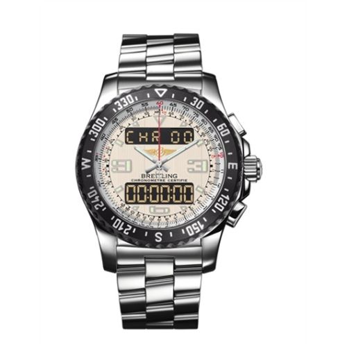 Breitling Skyracer A7836434G653140A Silver 44.00 mm Automatic
