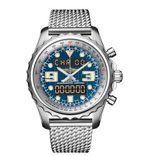 Breitling Chronospace A7836534C823 Blue 48.00 mm Quartz