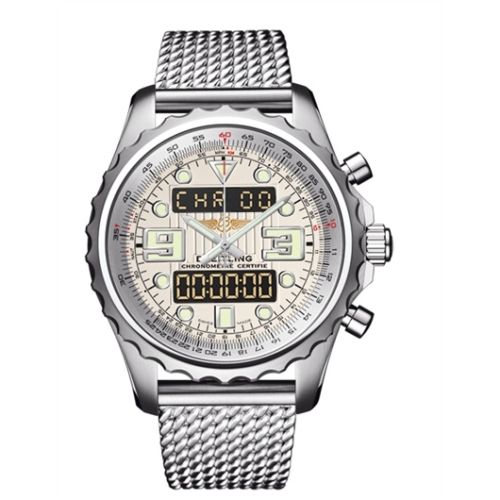 Breitling Chronospace A7836534G705 White 48.00 mm Quartz