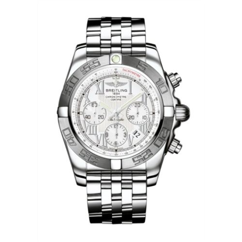Breitling Chronomat B01 44 AB011011/A690/375A White 44.00 mm Automatic