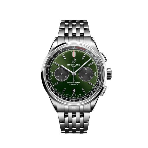 Breitling Premier AB0118221L1A1 Green 42.00 mm Automatic