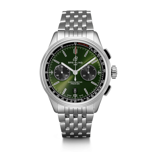 Breitling Premier AB0118A11L1A1 Green 42.00 mm Automatic