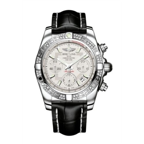 Breitling Chronomat B01 41 AB0140AAG711728P Silver 41.00 mm Automatic