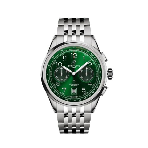 Breitling Premier AB0145371L1A1 Green 42.00 mm Automatic