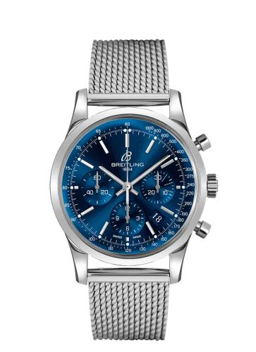 Breitling Transocean AB015112/C860/154A Blue 43.00 mm Automatic