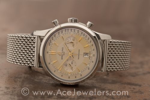 Breitling Transocean AB015412.G784.154A Silver 43.00 mm Automatic