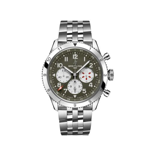 Breitling AVI AB04452A1L1A1 Green 46.00 mm Automatic