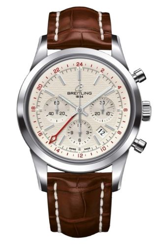 Breitling Transocean AB045112.G772.739P Silver 43.00 mm Automatic