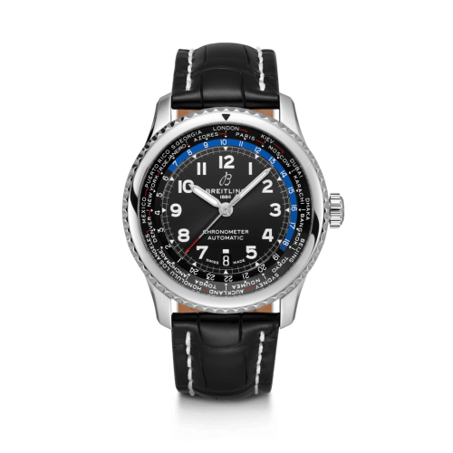 Breitling AVI AB3521U41B1P2 Black 43.00 mm Automatic