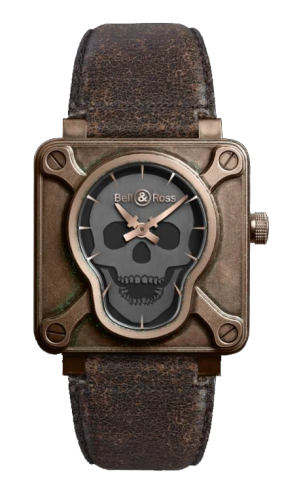 Bell & Ross BR-01 BR0192-AIR-SKULL Black 46.00 mm Automatic