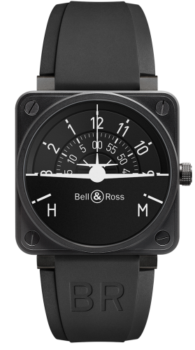 Bell & Ross BR-01 BR0192-TURNCOOR Black 46.00 mm Automatic