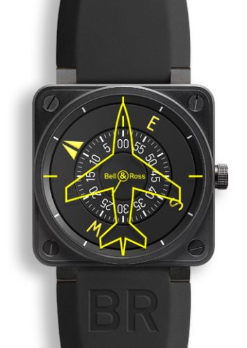 Bell & Ross BR-01 BR0192HEADING Black 46.00 mm Automatic