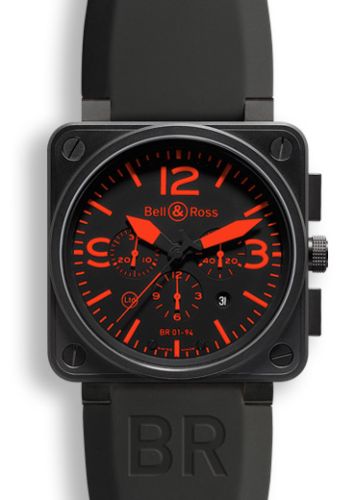 Bell & Ross BR-01 BR0194RED Black 46.00 mm Automatic