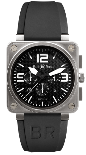 Bell & Ross BR-01 BR0194TITANIUM Black 46.00 mm Automatic