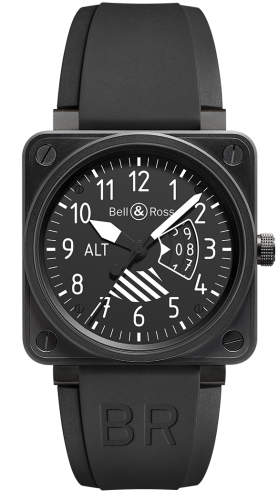 Bell & Ross BR-01 BR0196-ALTIMETER Black 46.00 mm Automatic