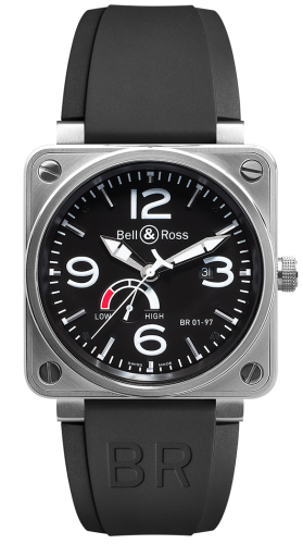 Bell & Ross BR-01 BR0197-BL-ST Black 46.00 mm Automatic