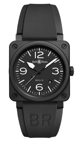 Bell & Ross BR-03 BR0392-BL-CE Black 42.00 mm Automatic