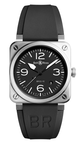 Bell & Ross BR-03 BR0392-BLC-ST Black 42.00 mm Automatic